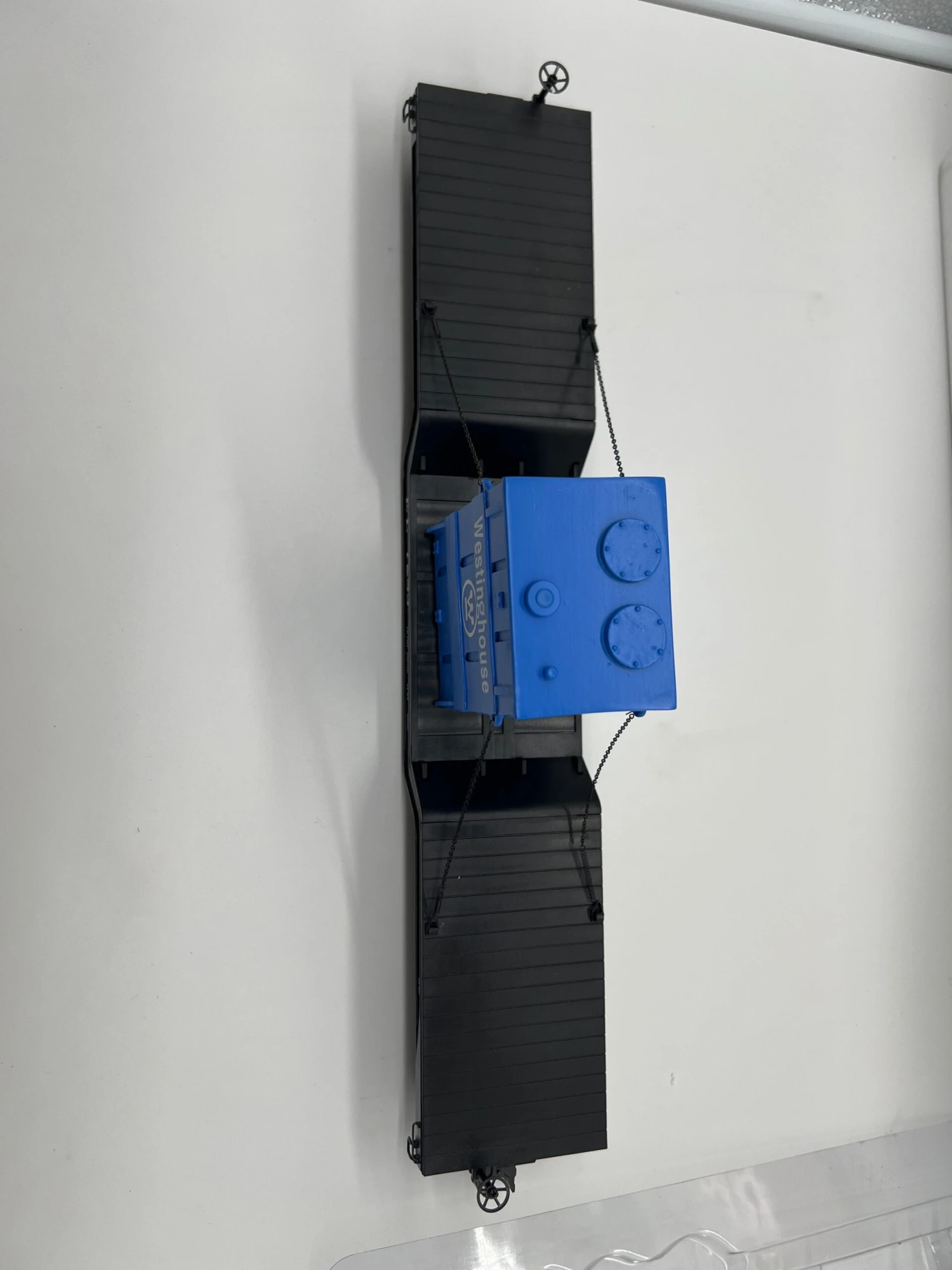 K-Line K692-1531 Westinghouse Die Cast Depressed Center EL Flatcar With Transformer O SCALEUsed Excellent(K Line K692 1531 Westinghouse Die Cast Depressed Center El Flatcar With Transformer O Scale Used Excellent) 7 K-Line K692-1531 Westinghouse Die Cast Depressed Center EL Flatcar With Transformer O SCALEUsed Excellent(K Line K692 1531 Westinghouse Die Cast Depressed Center El Flatcar With Transformer O Scale Used Excellent) - Image 5