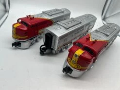 MTH Premier 20-2273-1 Santa Fe FT ABA Diesel Set - ATSF Cab S 167 - With Proto-Sound 2.0 & BCRO SCALE Used Excellent(Mth Premier 20 2273 1 Santa Fe Ft Aba Diesel Set Atsf Cab S 167 With Proto Sound 2 0 Bcr O Scale Used Excellent) -BRADY’S TRAINS MODELs 935F2104 CDAC 4A83 A46D 5E75FA010AC1