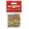 Bachmann 94657 BRASS RAIL JOINERS 24/BAG - BRASS TRACK (LARGE SCALE) NEW(Bachmann 94657 Brass Rail Joiners 24 Bag Brass Track Large Scale New) -BRADY’S TRAINS MODELs 94657