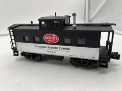 MTH Railking 30-77142 PBC - Iron City Steel Caboose #Iron City. O SCALE Like New(Mth Railking 30 77142 Pbc Iron City Steel Caboose Iron City O Scale Like New)
