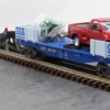 K Line K661-1431 O Gauge Flatcar With '98 Ford Pickup And Figures 10 O SCALE Like New(K Line K661 1431 O Gauge Flatcar With 98 Ford Pickup And Figures 10 O Scale Like New) -BRADY’S TRAINS MODELs 9a02fb2cfc3e41607f3e5066bdf968c1