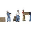 Woodland Scenics WDS1823 Dock Workers Scale Figures HO Scale(Woodland Scenics A1823 Dock Workers Scale Figures Ho Scale)