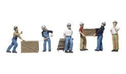 Woodland Scenics WDS1823 Dock Workers Scale Figures HO Scale(Woodland Scenics A1823 Dock Workers Scale Figures Ho Scale)