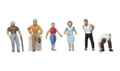 Woodland Scenics WDS1824 Ordinary People Scale Figures HO Scale(Woodland Scenics A1824 Ordinary People Scale Figures Ho Scale)