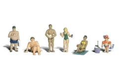 Woodland Scenics WDSA1853 Sun Bathers Scale Figures HO Scale(Woodland Scenics A1853 Sun Bathers Scale Figures Ho Scale)