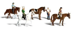 Woodland Scenics WDS1889 Horseback Riders Figures HO Scale(Woodland Scenics 1889 Horseback Riders Figures Ho Scale)