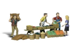 Woodland Scenics WDSA1896 Farmers Market Scale Figures HO Scale(Woodland Scenics A1896 Farmers Market Scale Figures Ho Scale)