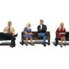 Woodland Scenics WDSA1924 People On Benches HO Scale Figures(Woodland Scenics Wds1924 People On Benches Ho Scale Figures) -BRADY’S TRAINS MODELs A1924 f 1