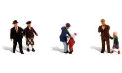 Woodland Scenics A1956 Young & Old Scale Figures HO Scale(Woodland Scenics A1956 Young Old Scale Figures Ho Scale)