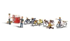 Woodland Scenics WDS A2752 WDS2752 Bicycle Buddies Scale Figures O Scale(Woodland Scenics A2752 Bicycle Buddies Scale Figures O Scale)