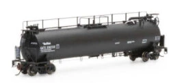 Athearn ATHG67938 TankTrain Intermediate, GATX/Black Small #28232 HO SCALE NEW(Athearn Athg67938 Tanktrain Intermediate Gatx Black Small 28232 Ho Scale New)