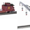 Atlas 3001238, 3001244 Kansas City Southern Premier Crane Car And Tender (Set Of 2) O Scale NEW Limited(Atlas 3001238 3001244 Kansas City Southern Premier Crane Car And Tender Set Of 2 O Scale New) -BRADY’S TRAINS MODELs Atlas Crane Tender KCS