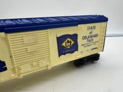 Lionel 6-7601 - Spirit Of '76 State Of Delaware Box Car Train O SCALE Like New(Lionel 6 7601 Spirit Of 76 State Of Delaware Box Car Train O Scale Like New) -BRADY’S TRAINS MODELs B76FF53B 2B86 4A2A AF72 6D95535F180D