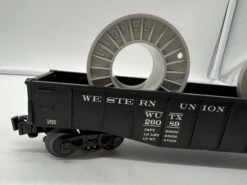 Lionel 6-26089 LRRC WESTERN UNION TELEPRAPH O27 GONDOLA WREELS (NO HANDCART) O SCALE Used Excellent(Lionel 6 26089 Lrrc Western Union Telepraph O27 Gondola Reels O Scale Used Excellent) -BRADY’S TRAINS MODELs BEDBF85C 0CEB 4961 A4DD 5022A786D7DD