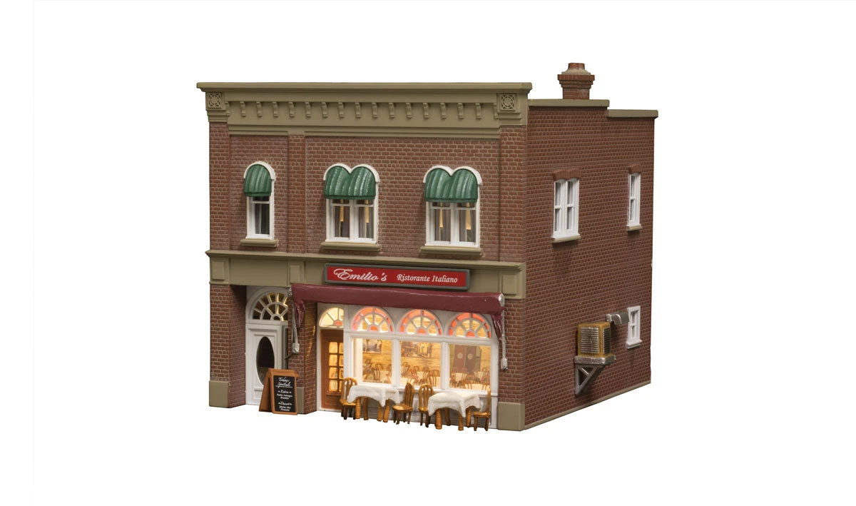 Woodland Scenics WDS BR5055 WDS5055 Emilio's Italian Restaurant - HO Scale NEW(Woodland Scenics Wds Br5055 Wds5055 Emilios Italian Restaurant Ho Scale New) 3 Woodland Scenics WDS BR5055 WDS5055 Emilio's Italian Restaurant - HO Scale NEW(Woodland Scenics Wds Br5055 Wds5055 Emilios Italian Restaurant Ho Scale New)