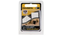 Woodland Scenics WDS C1165 WDS1165 Timber Culvert - N Scale NEW(Woodland Scenics Wds C1165 Wds1165 Timber Culvert N Scale New) -BRADY’S TRAINS MODELs C1165 f pkg