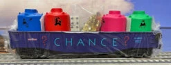 Lionel 6-52185 Monopoly Chance Gondola With Rich Uncle Pennybags Canisters, Dice, Player Pieces O SCALE NEW(Lionel 6 52185 Monopoly Chance Gondola With Rich Uncle Pennybags Canisters Dice Player Pieces O Scale New)