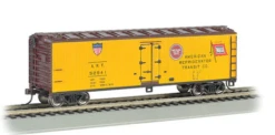 Bachmann 19803 AMERICAN REFRIGERATOR TRANSIT CO REEFER WABASHMISSOURI PACIFIC MP HO SCALE NEW(Bachmann 19803 American Refrigerator Transit Co Reefer Wabash Missouri Pacific Mp Ho Scale New)
