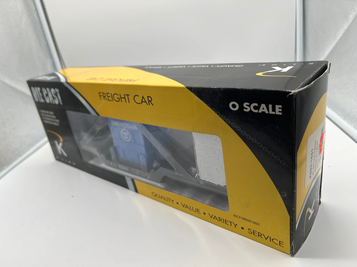 K-Line K692-1531 Westinghouse Die Cast Depressed Center EL Flatcar With Transformer O SCALEUsed Excellent(K Line K692 1531 Westinghouse Die Cast Depressed Center El Flatcar With Transformer O Scale Used Excellent) 11 K-Line K692-1531 Westinghouse Die Cast Depressed Center EL Flatcar With Transformer O SCALEUsed Excellent(K Line K692 1531 Westinghouse Die Cast Depressed Center El Flatcar With Transformer O Scale Used Excellent) - Image 9