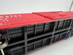 Atlas 7530 ACF 60' S.D. BURLINGTON DECORATED AUTO PARTS BOX CAR 2 Rail O SCALE WEATHERED / CUSTOM Decorated AS IS Used Damaged Box(Atlas 7530 Acf 60 S D Burlington Decorated Auto Parts Box Car 2 Rail O Scale Weathered As Is Used Damaged Box) -BRADY’S TRAINS MODELs D56AF4A2 6BFD 45F9 A02D 6F09D4157A02