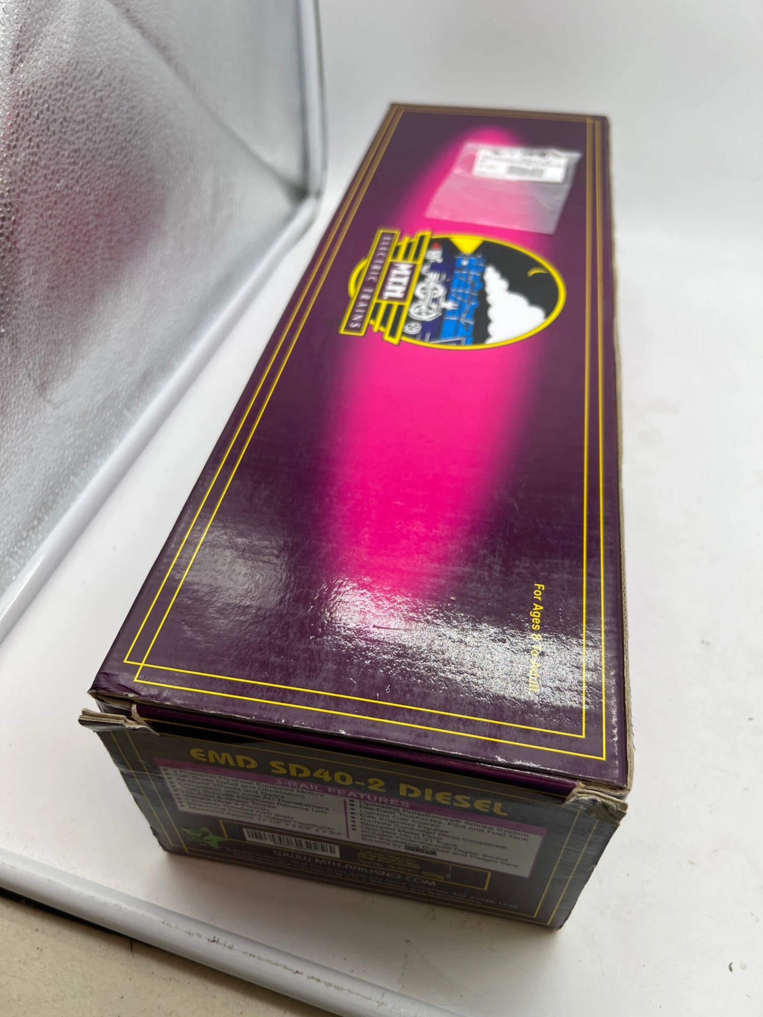 MTH Premier 20-2216-1 Chessie SD40-2 Diesel Engine - Chessie Cab WM 7547 With Proto #2O SCALE. Used Excellent(Mth Premier 20 2216 1 Chessie Sd40 2 Diesel Engine Chessie Cab Wm 7547 With Proto 2 O Scale Used Excellent) 12 MTH Premier 20-2216-1 Chessie SD40-2 Diesel Engine - Chessie Cab WM 7547 With Proto #2O SCALE. Used Excellent(Mth Premier 20 2216 1 Chessie Sd40 2 Diesel Engine Chessie Cab Wm 7547 With Proto 2 O Scale Used Excellent) - Image 10