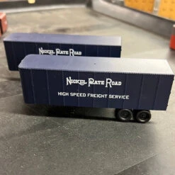 Walthers Piggyback Semi Trailer Nickel Plate HO SCALE USED Set Of 2(Walthers Piggyback Semi Trailer Nickel Plate Ho Scale Used Set Of 2) -BRADY’S TRAINS MODELs E6076043 4758 4C94 8705 CBB3C60B906C
