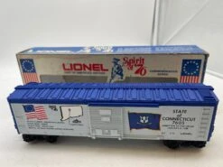 Lionel 6-7605 Spirit Of 76 State Of Connecticut Boxcar O Scale Like New(Lionel 6 7605 Spirit Of 76 State Of Connecticut Boxcar O Scale Like New 2)