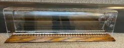 Lionel 24 Inch (approx) Wood Display Case Clear Plexiglass O SCALE NEW(Lionel 24 Inch Approx Wood Display Case Clear Plexiglass O Scale New)
