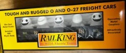 MTH Railking 30-72226 Halloween Gondola Car W/Flickering Lighted Ghosts #1031 BLACK. O SCALE NEW(Mth 30 72226 Halloween Black Gondola Car With Flickering Lighted Ghosts)