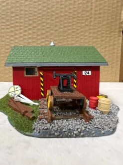 Hand Detailed Handcar Shed HO Scale SZ(Hand Detailed Handcar Shed Ho Scale Sz)