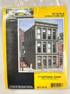 Design Preservation Models DPM 118 1st National Bank Kit HO SCALE(Design Preservation Models Dpm 118 1st National Bank Kit Ho Scale)