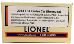 Lionel 2013 TCA Cruise Tank Car (Bermuda) O-scale(Lionel 2013 Tca Cruise Tank Car Bermuda) -BRADY’S TRAINS MODELs IMG 6418