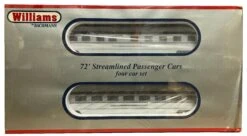 Bachmann Williams 43169 Canadian Pacific CP Streamlined 4 Car Passenger Set O SCALE NEW(Bachmann Williams 43169 Canadian Pacific Streamlined 4 Car Passenger Set O Scale New)