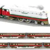 Lionel 2431720 North Pole Central Legacy 4-4-2 Engine #12 With 2427430 Aluminum 18" Passenger Car 4 Pack, 2427440 Aluminum 18" Passenger Car 3 Pack Limited O Scale NEW(Lionel 2431720 North Pole Central Legacy 4 4 2 Engine 12 With 2427430 Aluminum 18 Passenger Car 4 Pack 2427440 Al Uminum 18 Passenger Car 3 Pack Limited O Scale New) -BRADY’S TRAINS MODELs North Pole Central