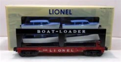 Lionel 6416 Postwar Celebration Series Boat Loader With 4 Blue Boats - 6-29487. O SCALE NEW(Lionel 6416 Vintage O Boat Loader With 4 Blue Boats 6 29487 O Scale New)