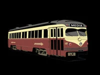 Sundance Pins C-PST2 Philadelphia Suburban Transit PCC Car #12 Pin Limited(Sundance Pins C Pst2 Philadelphia Suburban Transit Pcc Car 12 Pin Limited)