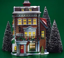 Department 56 5750-9 Crown & Cricket Inn Dickens' Signature Series 1st Edition 1992 Green Box(Department 56 5750 9 Crown Cricket Inn Dickens Signature Series 1st Edition 1992)