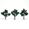 Woodland Scenics WDS TR1511 WDS1511 Dark Green - 3/pkg O SCALE NEW(Woodland Scenics Wds Tr1511 Wds1511 Dark Green 3 Pkg O Scale New)