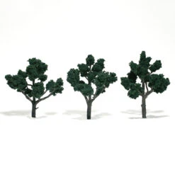 Woodland Scenics WDS TR1511 WDS1511 Dark Green - 3/pkg O SCALE NEW(Woodland Scenics Wds Tr1511 Wds1511 Dark Green 3 Pkg O Scale New)