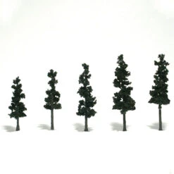 Woodland Scenics WDS TR1560 WDS1560 Conifer Green - 5/pkg O, HO, N SCALE NEW(Woodland Scenics Wds Tr1560 Wds1560 Conifer Green 5 Pkg O Ho N Scale New)