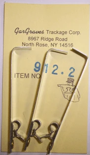 GarGraves 912-2 Standard Gauge Lockon For GarGraves Track NEW(Gargraves 912 2 Standard Gauge Lockon For Gargraves Track New)