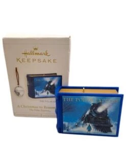 Hallmark Ornament 2006 A Christmas To Remember Polar Express 2 Small Ornaments Set(Hallmark Ornament 2006 A Christmas To Remember Polar Express 2 Ornament Set)