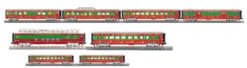 MTH 30-68266 Christmas Streamlined 4 Car Passenger Set W/ LED Lights, 30-68268Streamlined 2 Car Set, 30-68269 Coach Car, 30-68270 Christmas Streamlined Vista Dome W/LED Lights Limited O Scale NEW(Mth 30 68266 Christmas Streamlined 4 Car Passenger Set W Led Lights 30 68268 Streamlined 2 Car Set 30 68269 Coach Car 30 68270 Christmas Streamlined Vista Dome W Led Lights Limited O Scale New)