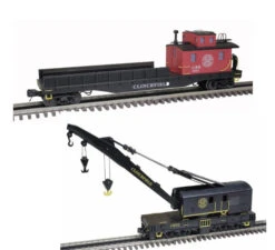 Atlas 3001237 Clinchfield Crane Car AND 3001243 Clinchfield Premier Crane Car And Tender (Set Of 2) O Scale Limited NEW(Atlas 3001237 Clinchfield Crane Car And 3001243 Clinchfield Premier Crane Car And Tender Set Of 2 O Scale Limited New)