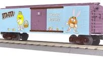 MTH Railking 30-74596 M&M'Sr Easter Box Car #2010. O SCALE NEW(Mth Railking 30 74596 M Msr Easter Box Car 2010 O Scale New)