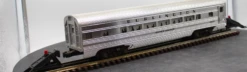 Lionel 6-9577 LIONEL ILLUMINATED BURLINGTON ALUMINUM PASSENGER CAR O SCALE Used Excellent(Lionel 6 9577 Lionel Illuminated Burlington Aluminum Passenger Car O Scale Used Excellent)