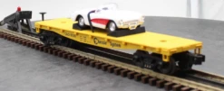 MTH Rugged Rails 33-7603 Chessie Flat Car - With 1957 Corvette#81130 O SCALE Like New(Mth Rugged Rails 33 7603 Chessie Flat Car Chessie 81130 O Scale Like New) -BRADY’S TRAINS MODELs f3ad8a976f1e36be648f622163defe0c