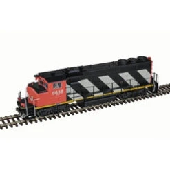 Atlas 10004403 MASTER SILVER GP40-2W CANADIAN NATIONAL [ZEBRA STRIPES] #9658 DC HO SCALE NEW(Atlas 10004403 Master Silver Gp40 2w Canadian National Zebra Stripes 9658 Dc Ho Scale New)