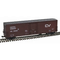 Atlas 20006528 CENTRAL VERMONT [SMALL CV] NSC NEWSPRINT BOX CAR #402139 HO SCALE NEW(Atlas 20006528 Central Vermont Small Cv Nsc Newsprint Box Car 402139 Ho Scale New)