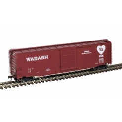 Atlas 20007520 WABASH HO MASTER 50' POSTWAR SINGLE DOOR BOX CAR #21446 HO SCALE NEW(Atlas 20007520 Wabash Ho Master 50 Postwar Single Door Box Car 21446 Ho Scale New)
